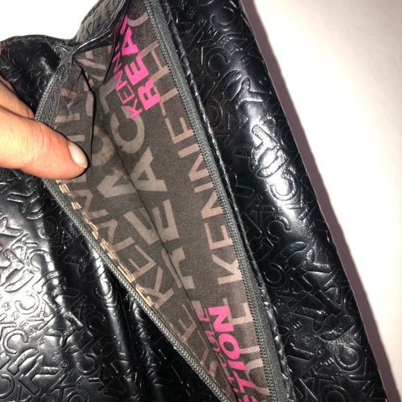 Kenneth Cole Reaction Woman’s Wallet Leather Black Authentic - Picture 4 of 6